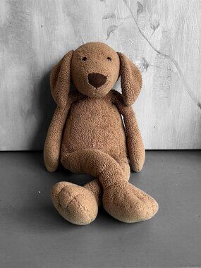 Jellycat Slackajack Tan Puppy Dog 19 inches Brown Nose i